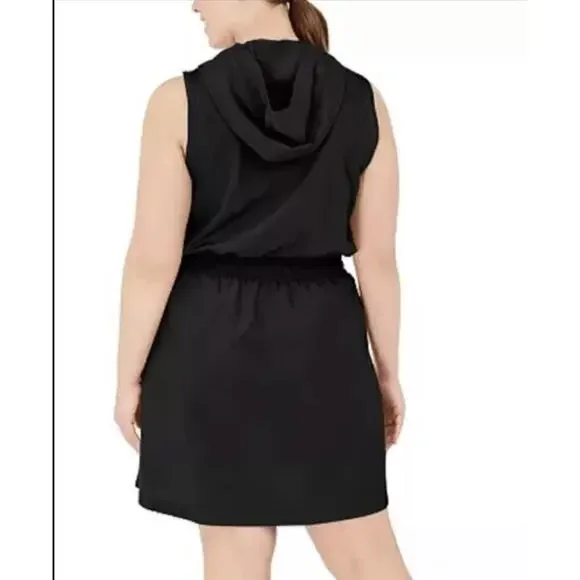 Ideology Black Sleeveless Hooded Active Dress 1X UPF 50+ - Picture 2 of 12